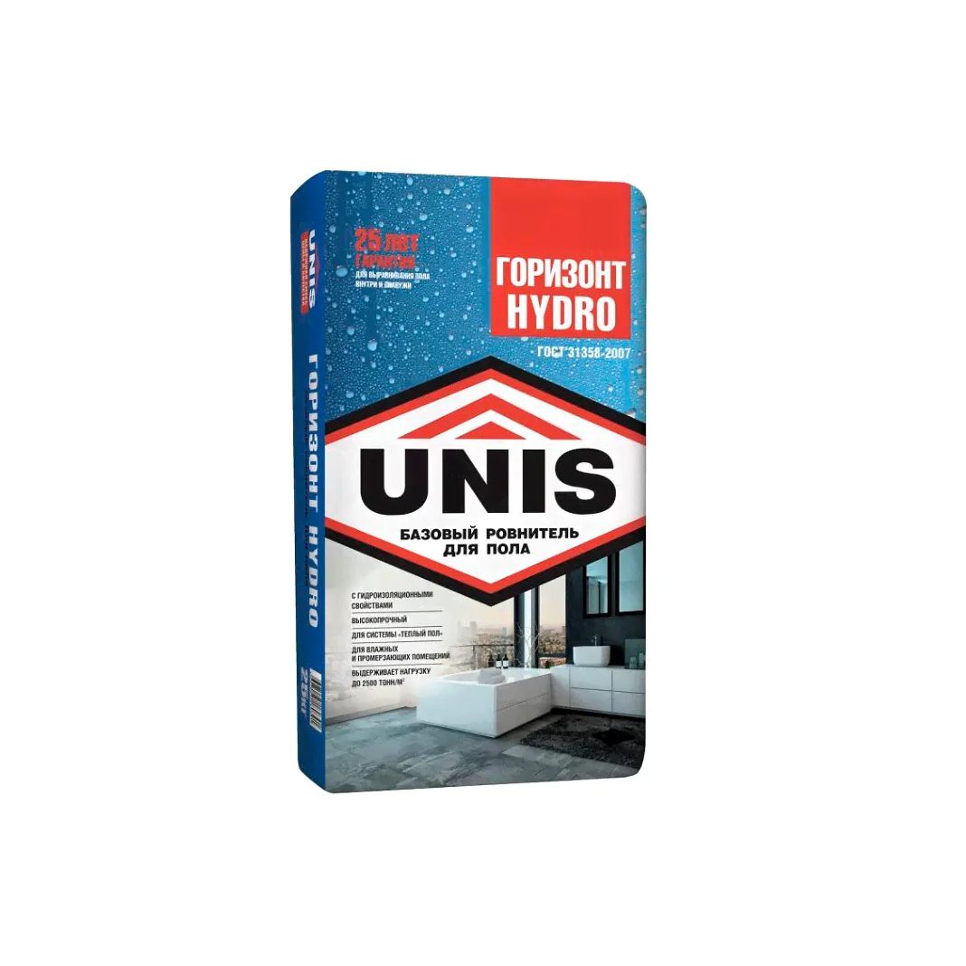 для пола Unis Горизонт Hydro 25 кг