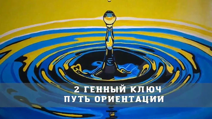 2 генный ключ. Путь ориентации. Free-вольные чтения.