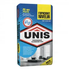 Ровнитель (наливной пол) финишный Unis Горизонт Нивелир 20 кг-0