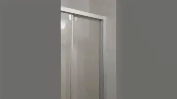 ДВЕРЬ В НИШУ PRACTIC DOOR GK-403, ПРОФИЛЬ ХРОМ МАТОВЫЙ, ПРОЗРАЧНОЕ СТЕКЛО