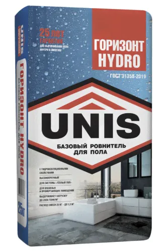 Ровнитель первичный Unis Горизонт Hydro 25 кг